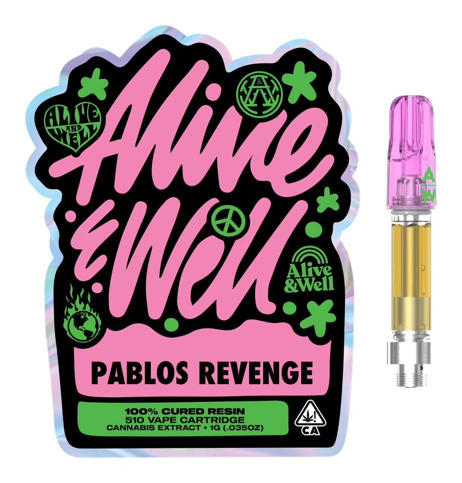 Pablos Revenge — Alive & Well cured resin 510 cartridge