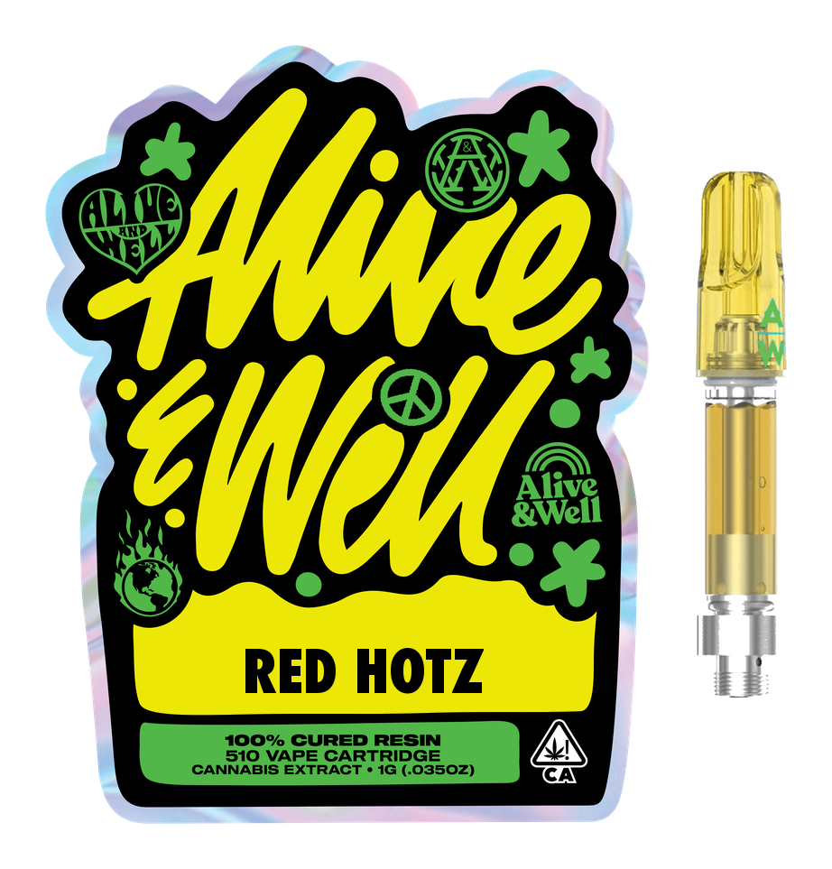 Red Hotz — Alive & Well cured resin 510 cartridge